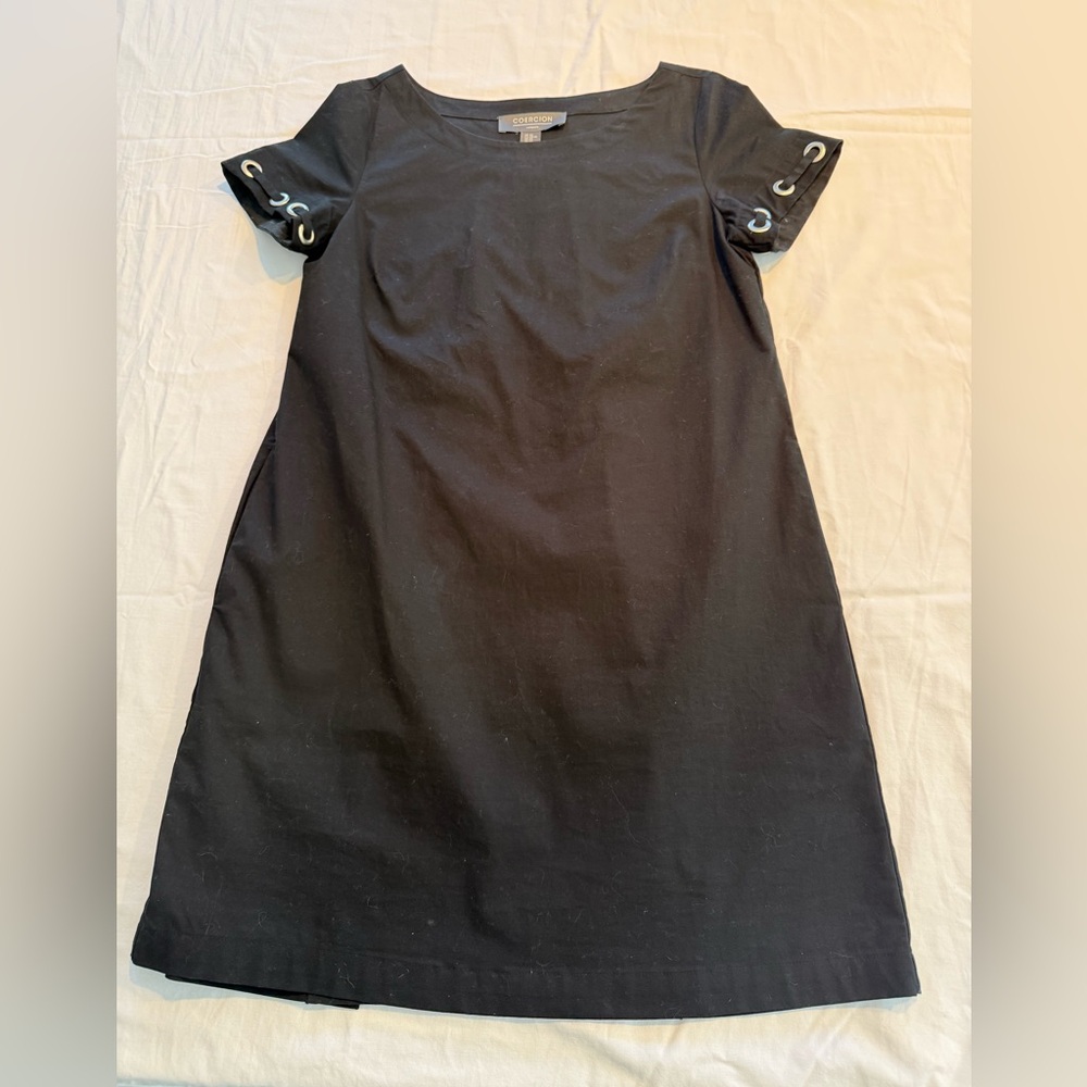 Black dress with fun detailing